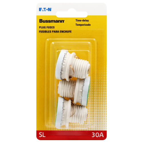 Bussmann Time-delay SL 30 Amp Plug Fuses (3 ea)