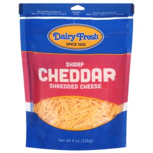Dairy Fresh Sharp Cheddar Shredded Cheese (8 oz)