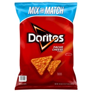 Doritos Tortilla Chips Nacho Cheese Flavored 18 (3/8 Oz)