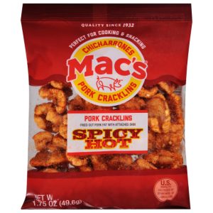 Mac's Spicy Hot Pork Cracklins (1.75 oz)