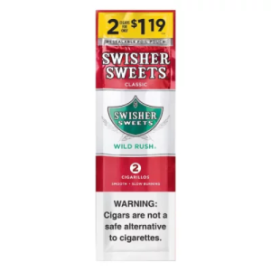Swisher Sweets Cigarillos Wild Rush (Single/2 CT)