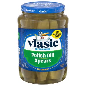 Vlasic Polish Dill Pickle Spears Keto Friendly, (24 FL OZ)