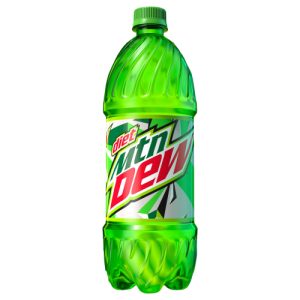 Diet Mtn Dew Soda Low Calorie DEW Citrus 1 L