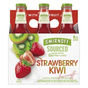 Smirnoff Sourced Strawberry Kiwi Beer (6 ea)