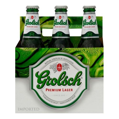Grolsch Premium Lager Bottle (6 Pack/12 FL OZ Bottle)