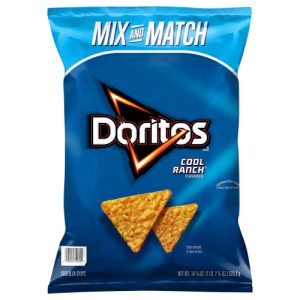 Doritos Tortilla Chips Cool Ranch Flavored 18 (3/8 Oz)