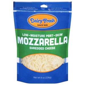 Dairy Fresh Low-Moisture Part-Skim Mozzarella Shredded Cheese (8 oz)