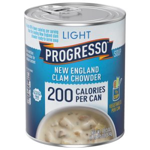 Progresso Light New England Clam Chowder Soup, Gluten Free, . (18.5 oz)