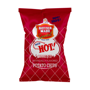 Better Made Red Hot Barbecue Potato Chips (single/5.5oz)