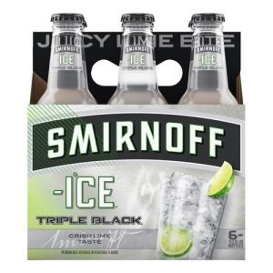 Smirnoff Ice Triple Black Bottle (6 Pack/12 FL OZ Bottle)