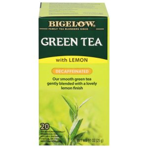 Bigelow Decaffeinated Green Tea with Lemon 20 Tea Bags