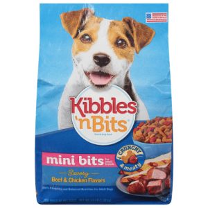 Kibbles 'n Bits Mini Bits Beef & Chicken Flavors Dog Food (3.5 lb)