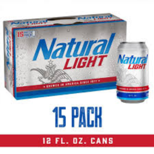 Natural Light Cans (15 Pack/12 fl oz)