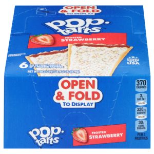 Pop-Tarts Frosted Strawberry Toaster Pastries 6 - Pouches (3.3 oz)