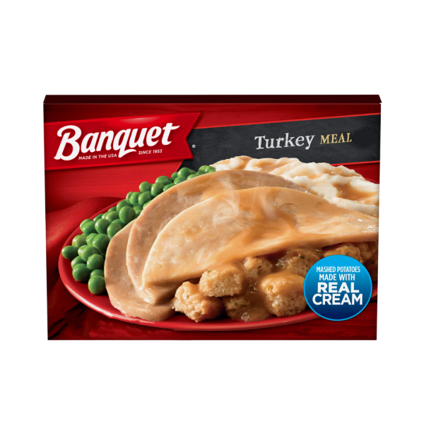 Banquet Classic Turkey Frozen Serve Meal 10 Ounce (Single)
