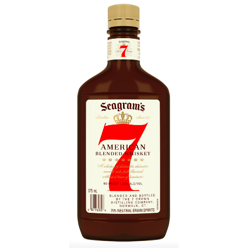 Seagram's 7 American Blended Whiskey (Single/375ml)
