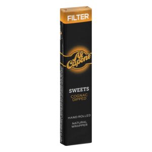 Al Capone Filter Sweets Cognac Dipped Cigarillos (2 ea)