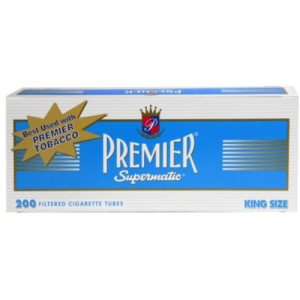 Premier Blue King Cigarette Tubes (Single/200 CT)
