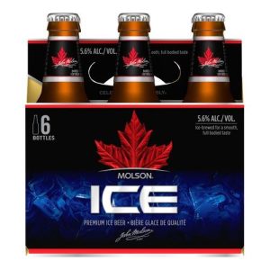 Molson Ice Bottle (6 Pack/12 FL OZ Bottle)