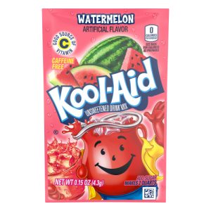 Kool-Aid Unsweetened Watermelon Artificially Flavored Powdered Soft Drink Mix Packet (0.15 oz)