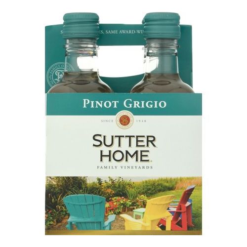 Sutter Home Family Vineyards Pinot Grigio (4 Pack/187.00 ML)