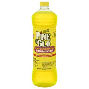 Pine Glo Antibacterial Kitchen & Bathroom Lemon Fresh Cleaner & Disinfectant (40 oz)