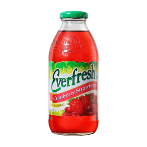 Everfresh Cranberry Strawberry Juice (Single/16 oz bottle)
