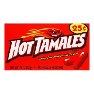 Hot Tamales Flavored Chewy Candies Fierce Cinnamon (Single/0.78 OZ Box)