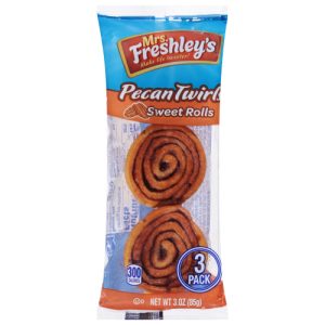 Mrs. Freshley's Pecan Twirls Sweet Rolls (3 ea)