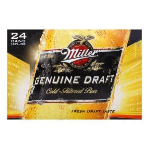 Miller Genuine Draft Cans (24 Pack/12 oz Cans)