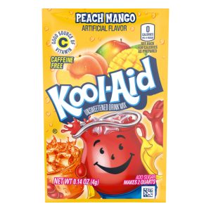 Kool-Aid Unsweetened Peach Mango Artificially Flavored Powdered Soft Drink Mix Packet (0.14 oz)