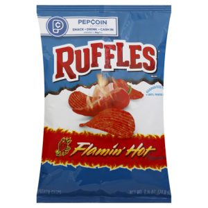 Ruffles Flamin’ Hot Flavored Potato Chips (2.5 oz)