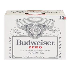 Budwieser Zero Can (12 Pack/12 FL OZ Can)