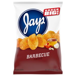 Jays Barbecue Flavored Potato Chips (2.5 oz)