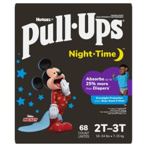 Pull-Ups Boys' Night-Time Potty Training Pants 2T-3T (16-s), (34 lb)
