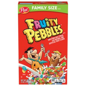 Fruity Pebbles Fruit Flavor Cereal Family Size (19.5 oz)