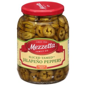 Mezzetta Sliced Tamed Medium Heat Jalapeno Peppers (32 fl oz)