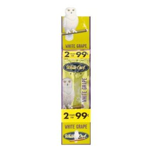 White Owl White Grape Cigarillos - Resealable Pouch (Single/2.00 CT)