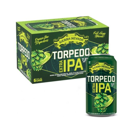 Sierra Nevada Brewing Co. Torpedo Extra IPA Beer Cans (6 Pack/12.00 OZ Cans)