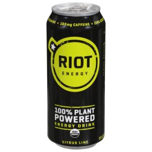 Riot Energy Organic Citrus Lime Energy Drink (16 fl oz)