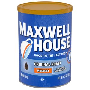 Maxwell House Medium Roast Original Roast Ground Coffee . Canister (11.5 oz)