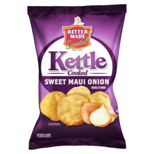 Better Made Kettle Cooked Sweet Maui Onion Potato Chips (Single/2.5 oz)