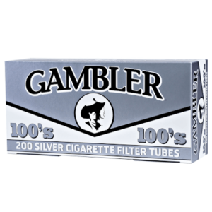 Gambler Filter Tubes 100mm Silver (Single/200 CT)