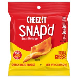 Cheez-It Snap'd Double Cheese Cheesy Baked Snacks (0.75 oz)