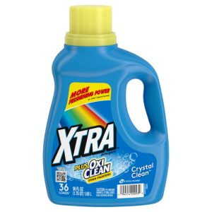 Xtra Plus OxiClean Stain FIghters Crystal Clean Detergent (56 fl oz)