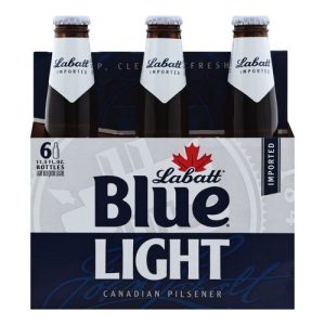 Labatt Blue Light Bottle (6 Pack/11.5 FL OZ Bottle)