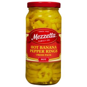 Mezzetta Hot Banana Pepper Rings (16 fl oz)