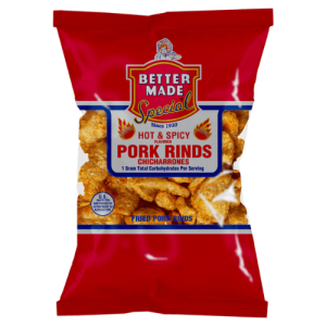 Better Made Hot & Spicy Pork Rinds (Single/2.5 oz)