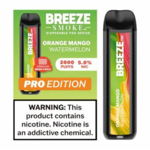 Breeze Pro Orange Mango Watermelon (Single/2000 Puffs)