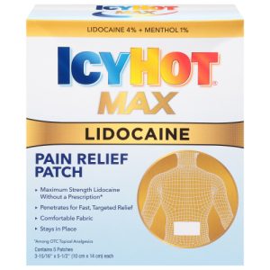 Icy Hot Max Lidocaine Pain Relief Patch (5 ea)